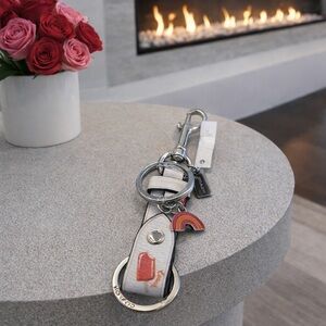 Coach Trigger Snap Bag Charm with Popsicle Print